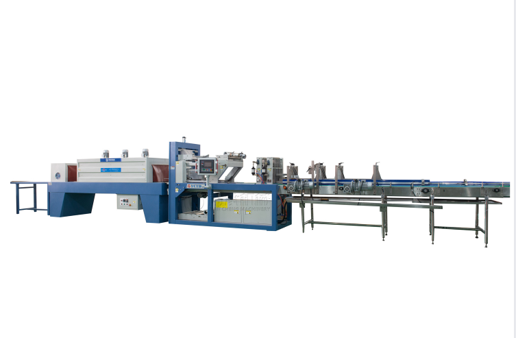 Automatic shrink wrap machine/shrink packaging system/Single Roller Film Wrapping Machine with Tray