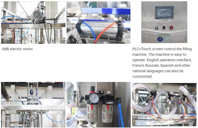 Automatic 5L-10L Barrel Water Washing Filling Capping 3-in-1 Machine