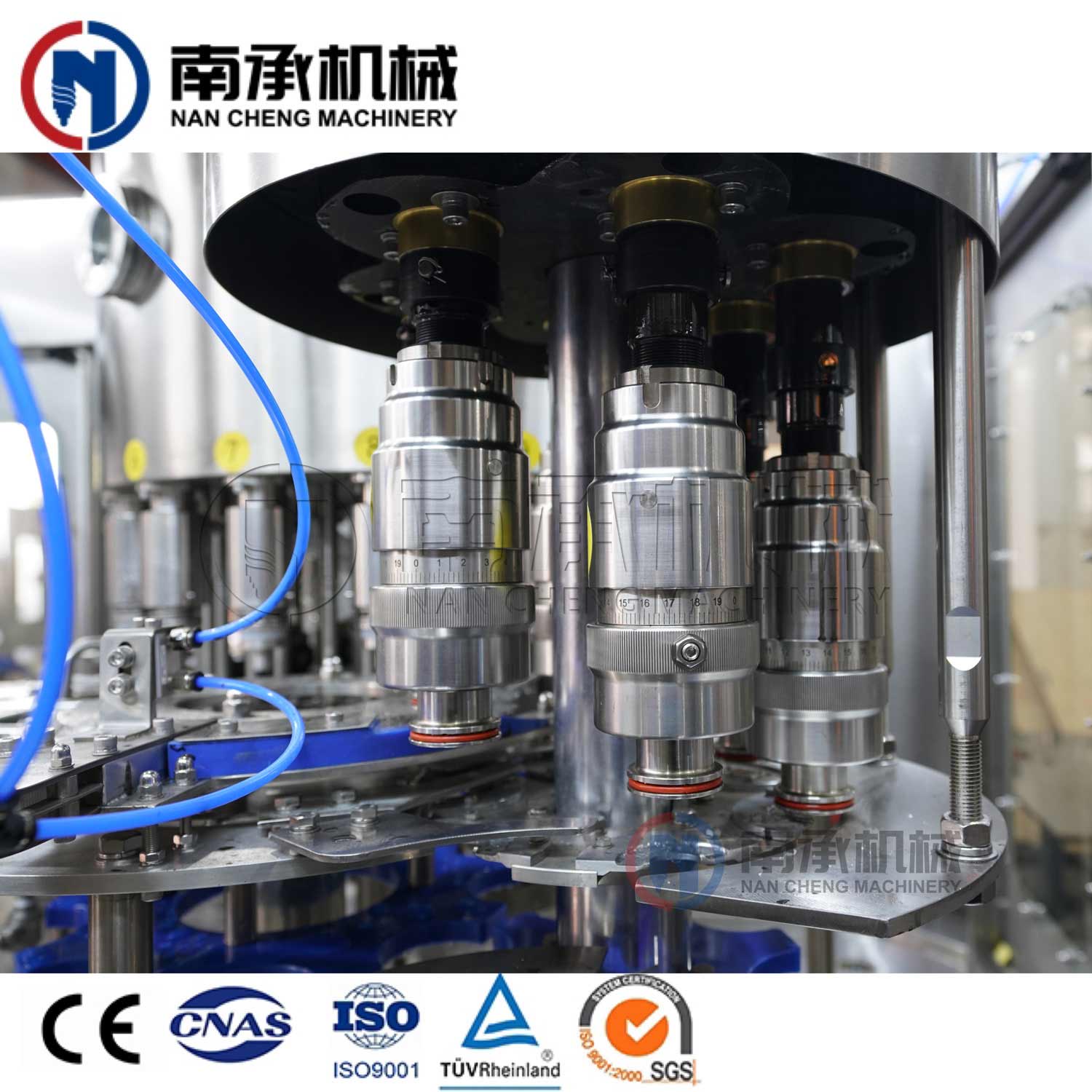 10000BPH Automatic Beverage/ Juice /Tea  Washing Filling Capping 3-in-1machine